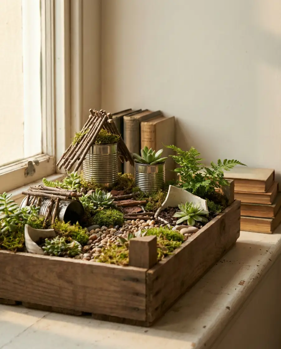 Dollar Tree Fairy Garden on a Budget 2