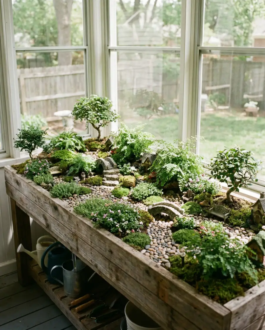 Drawing-Inspired Fairy Garden Planter 2