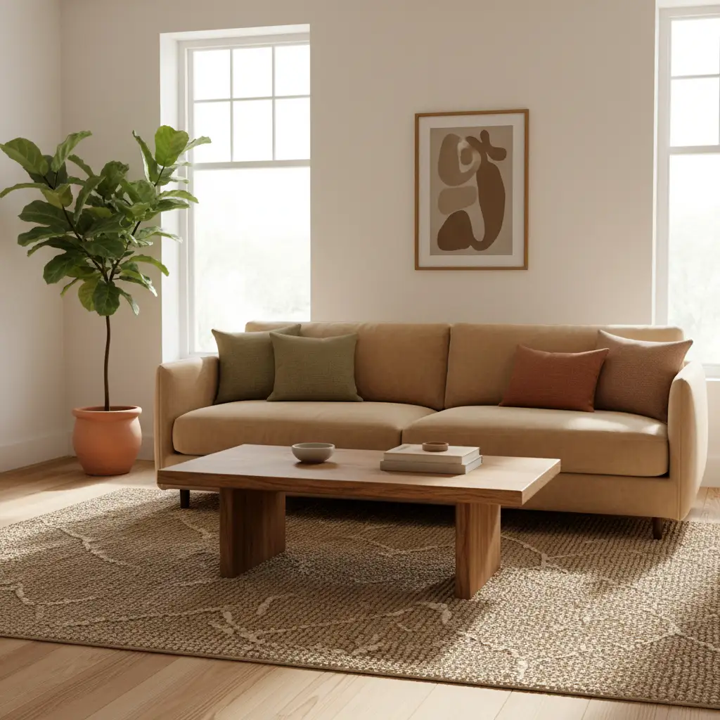 Earthy Minimalism With Natural Wood 1