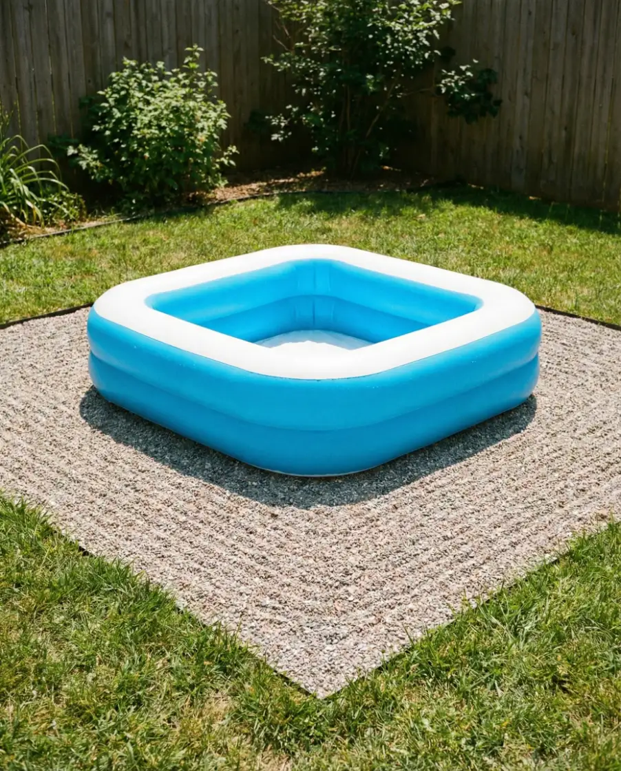 Easy Gravel Base for Intex and Temporary Pools 2