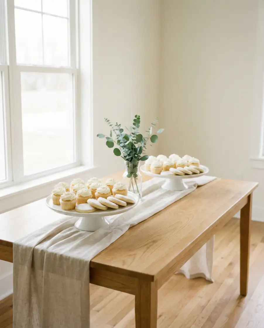 Easy Minimal Dessert Table 2