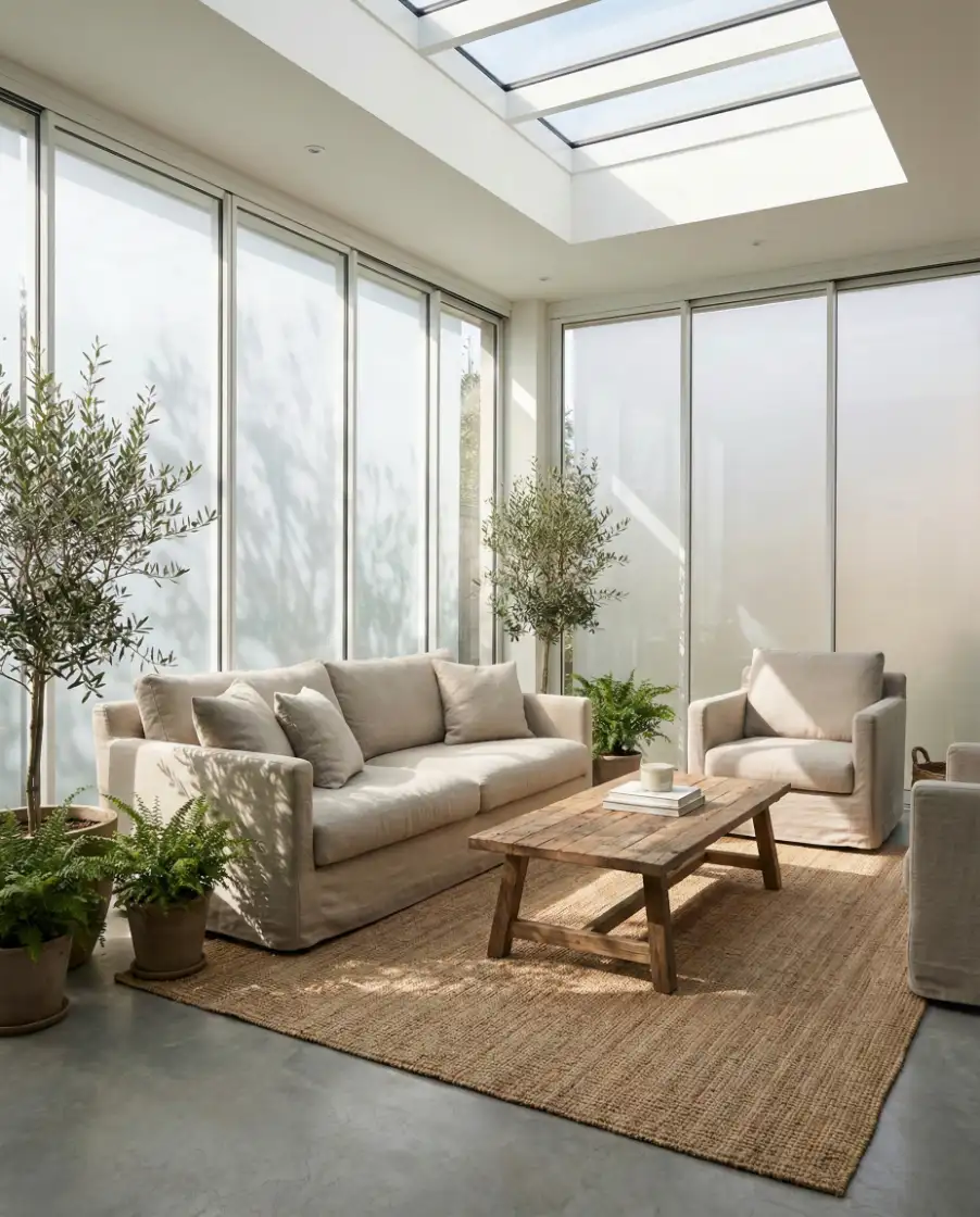 Enclosed Glass Patio Room 1