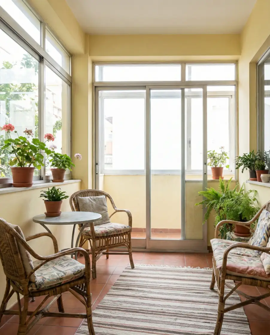 Enclosed Patio Sunroom on a Budget 1