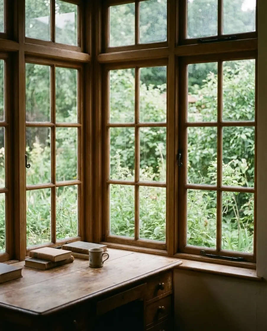 Enclosed Pergola for Quiet Outdoor Offices 2