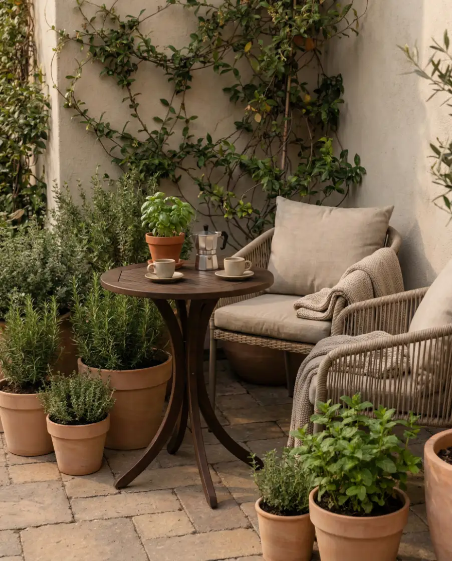 European-Inspired Bistro Patio 2