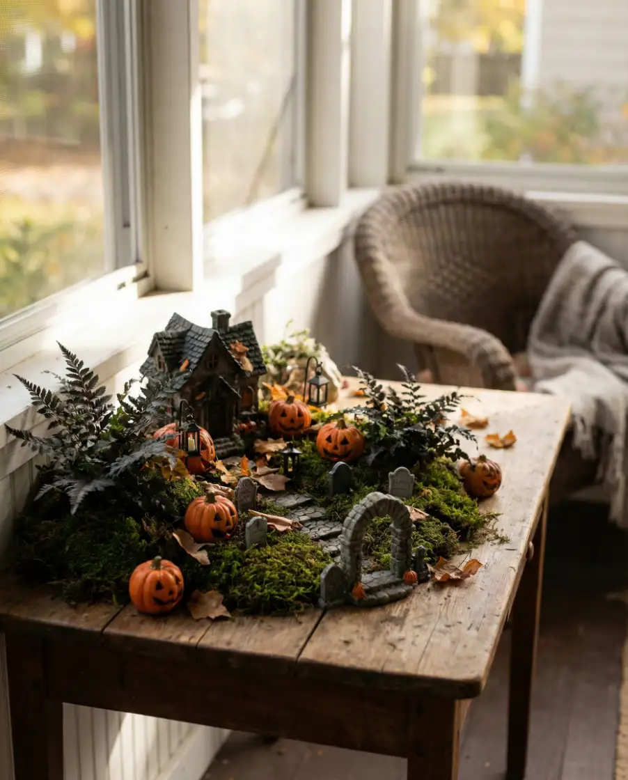 Fairy Garden Built into a Backyard Slope 1