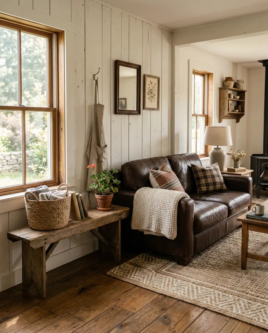 Farmhouse Warmth with Rustic Browns 1