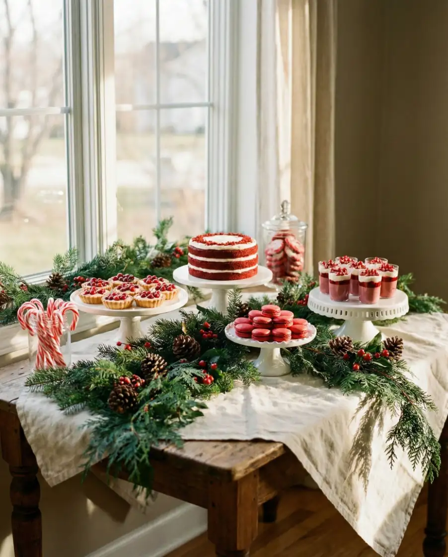 Festive Christmas Dessert Table 1
