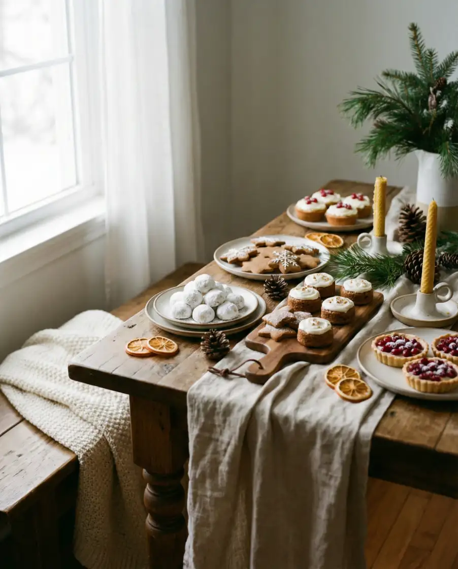 Festive Christmas Dessert Table 2
