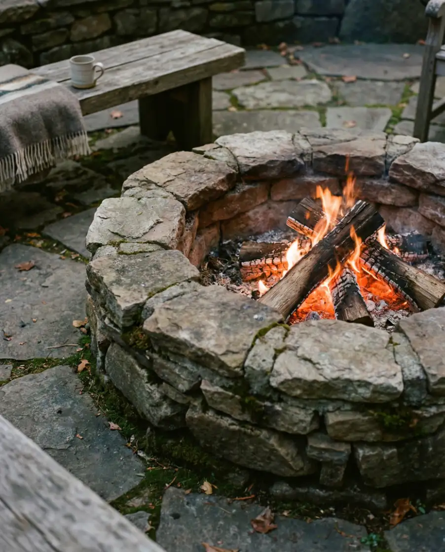 Fire Pit Patio for Social Nights 1