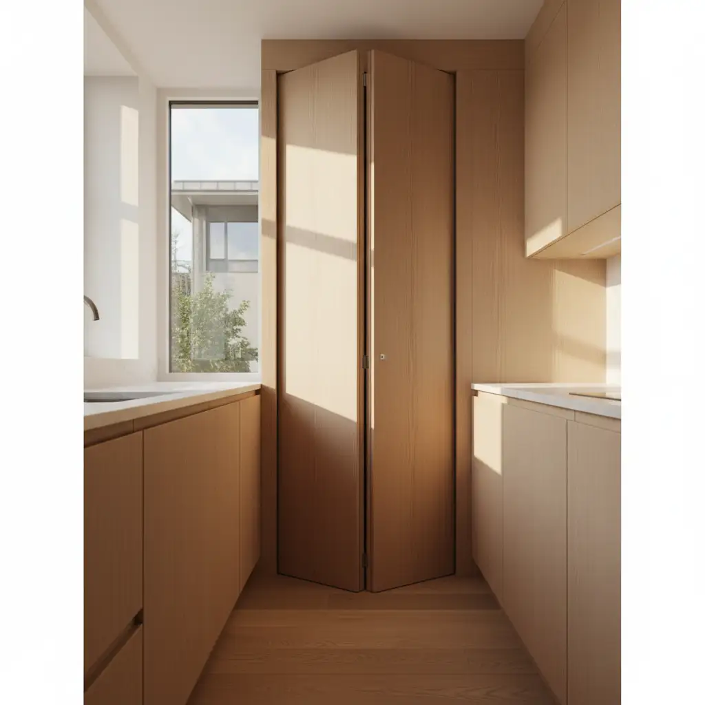 French Pantry Doors with Frosted Glass 2