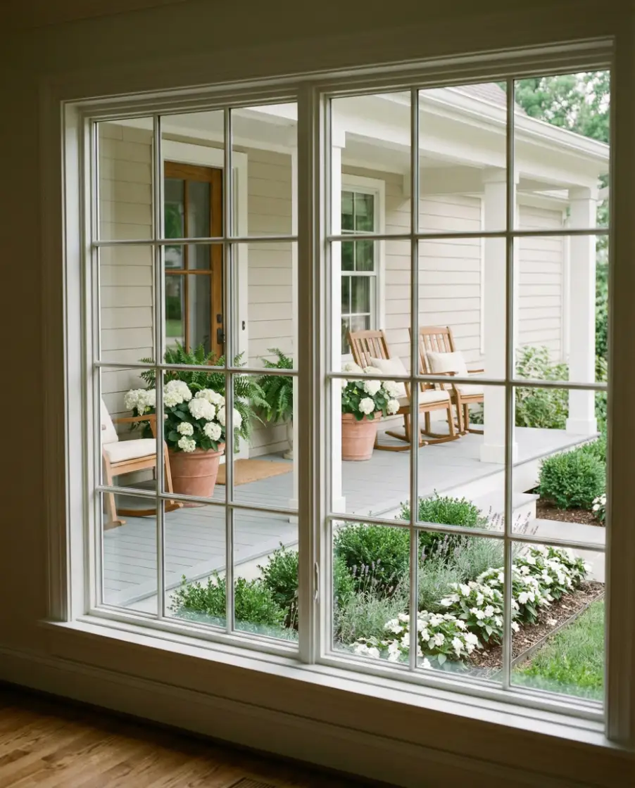 Front Porch Flower Frame 2