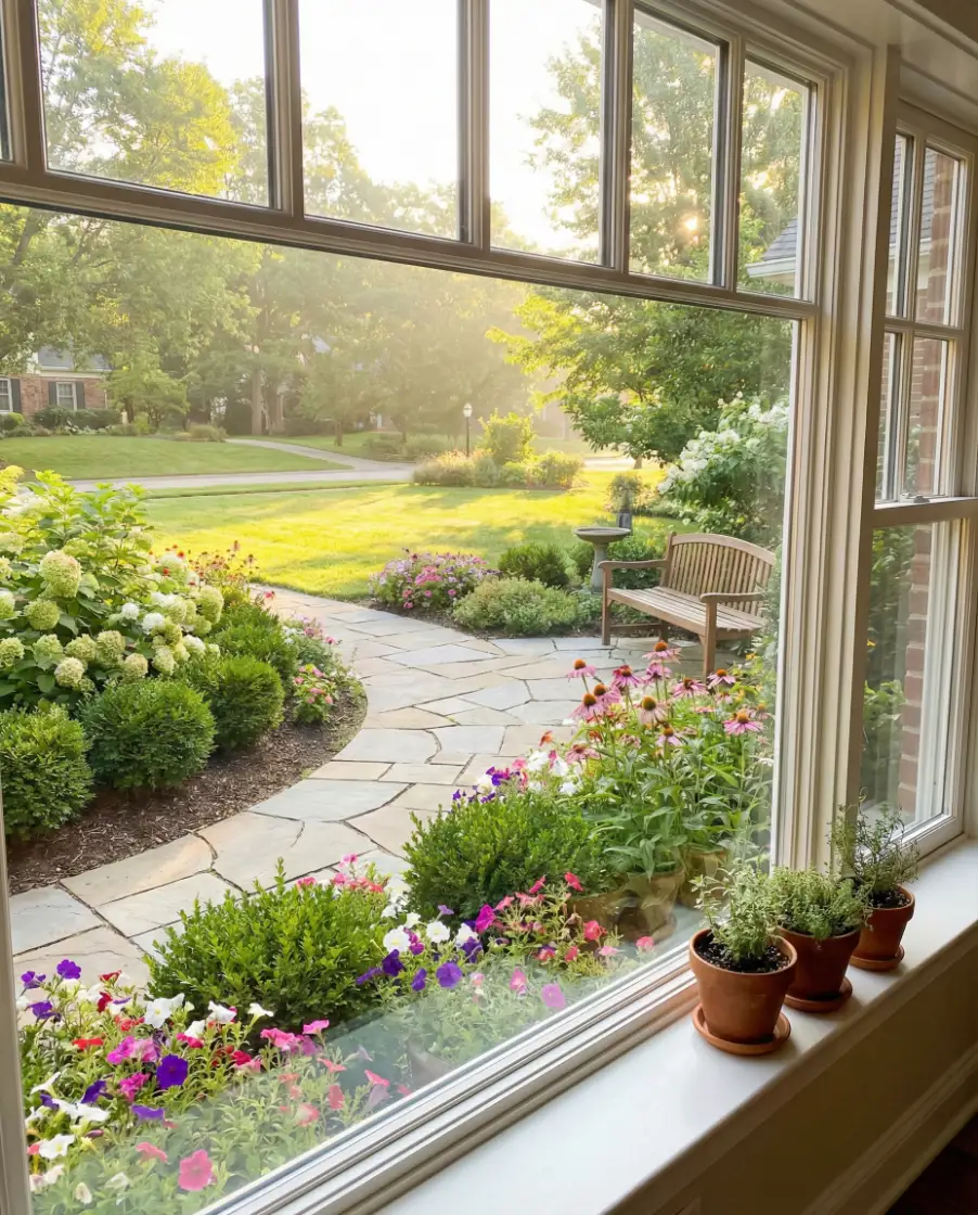 Front Yard Welcome Garden 1