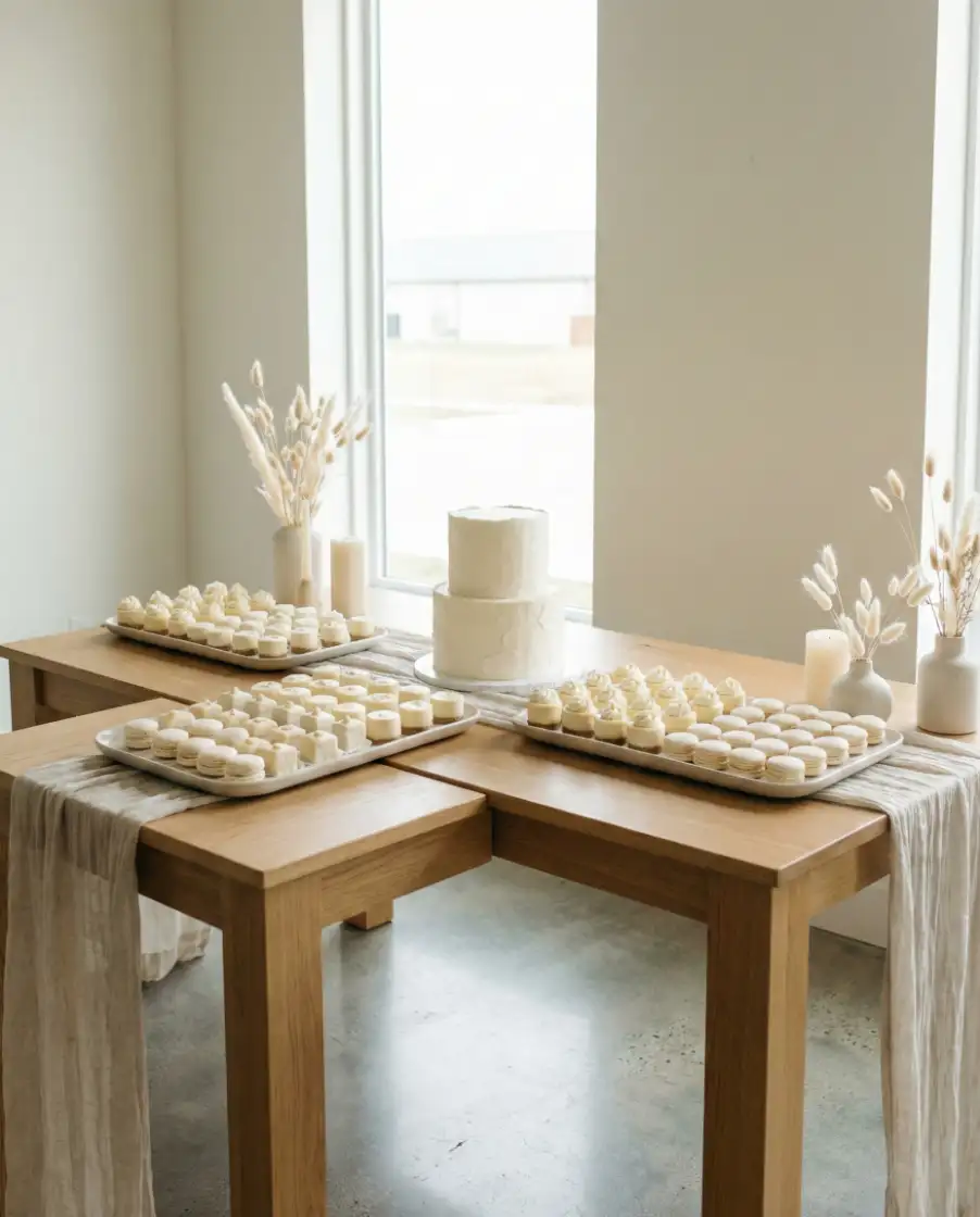 Gender Reveal Dessert Table 1