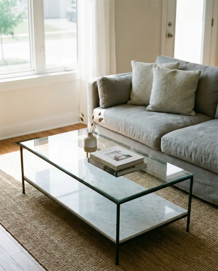 Glass and Marble Contrast 1