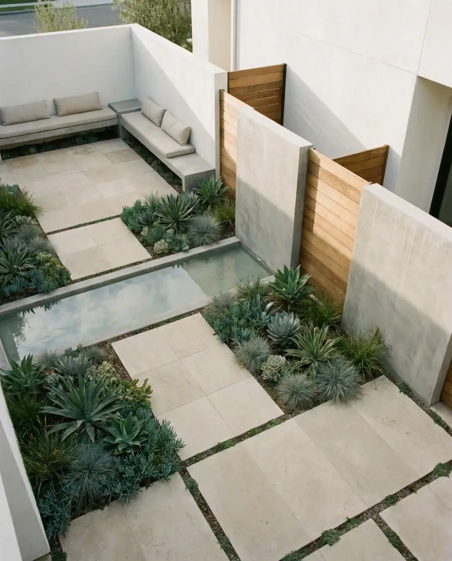 Grassless Modern Courtyard 2