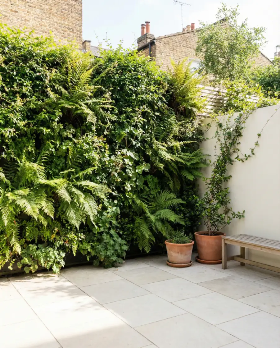 Green Privacy Wall 1