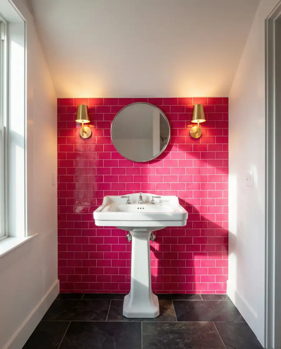 Hot Pink Accent Wall Drama 2