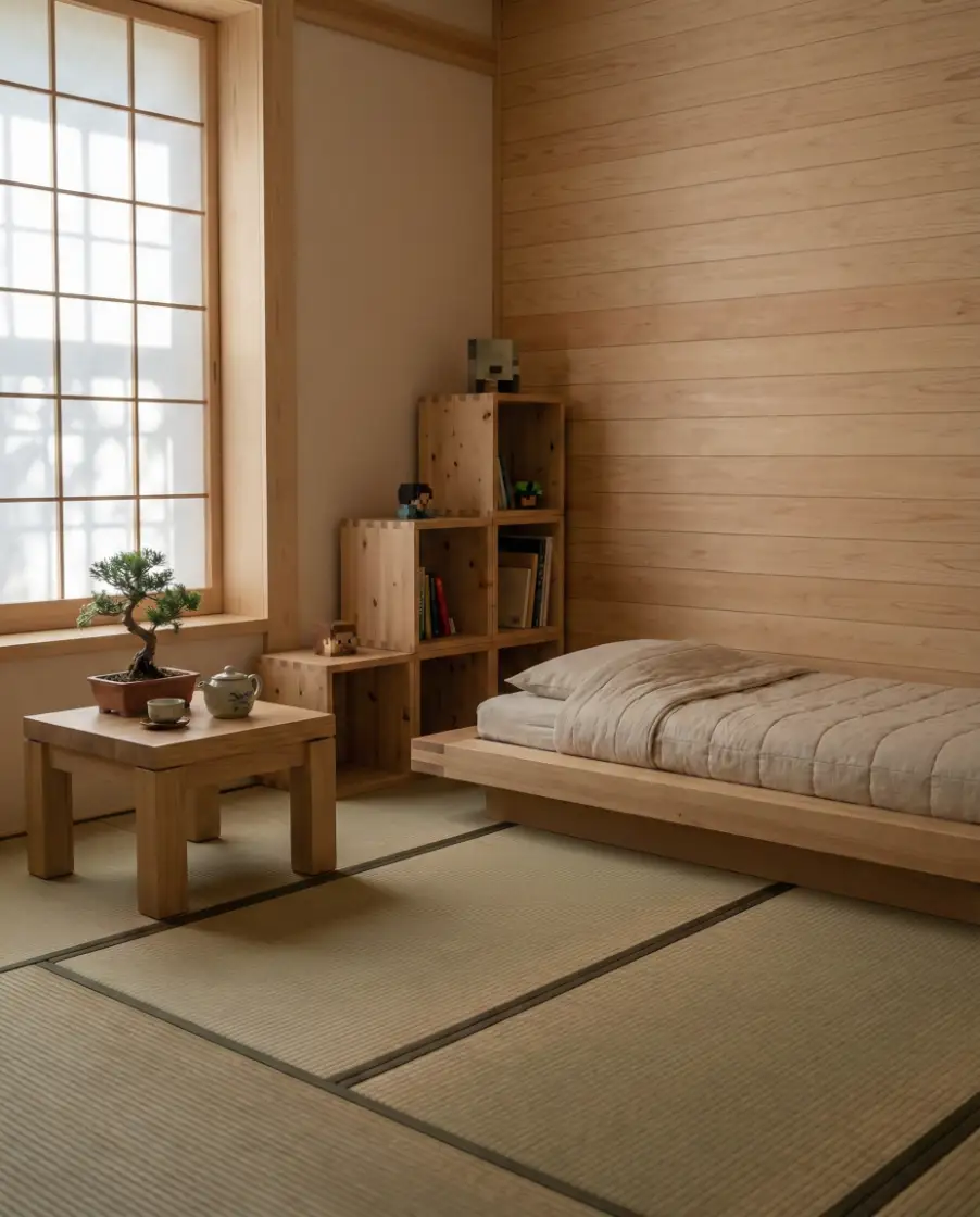Japanese Minimal Bedroom Build 2
