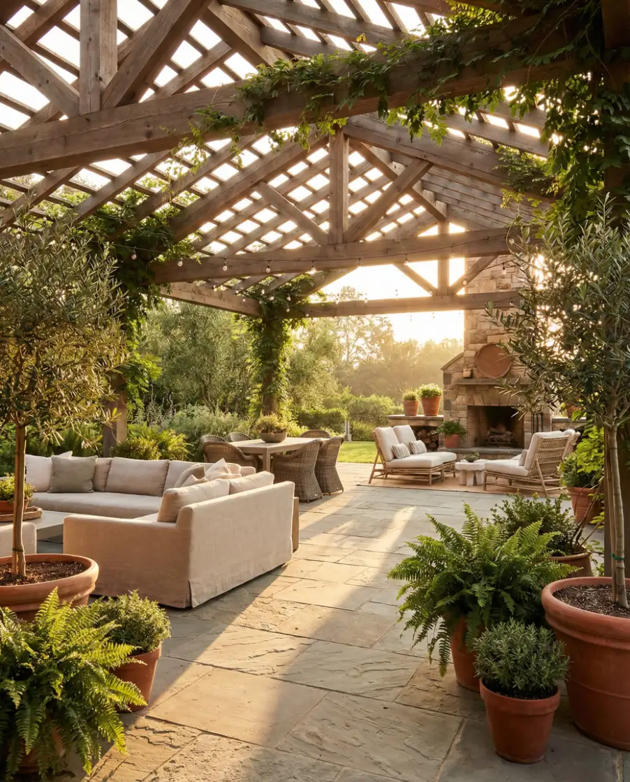 Large Covered Entertaining Deck 1