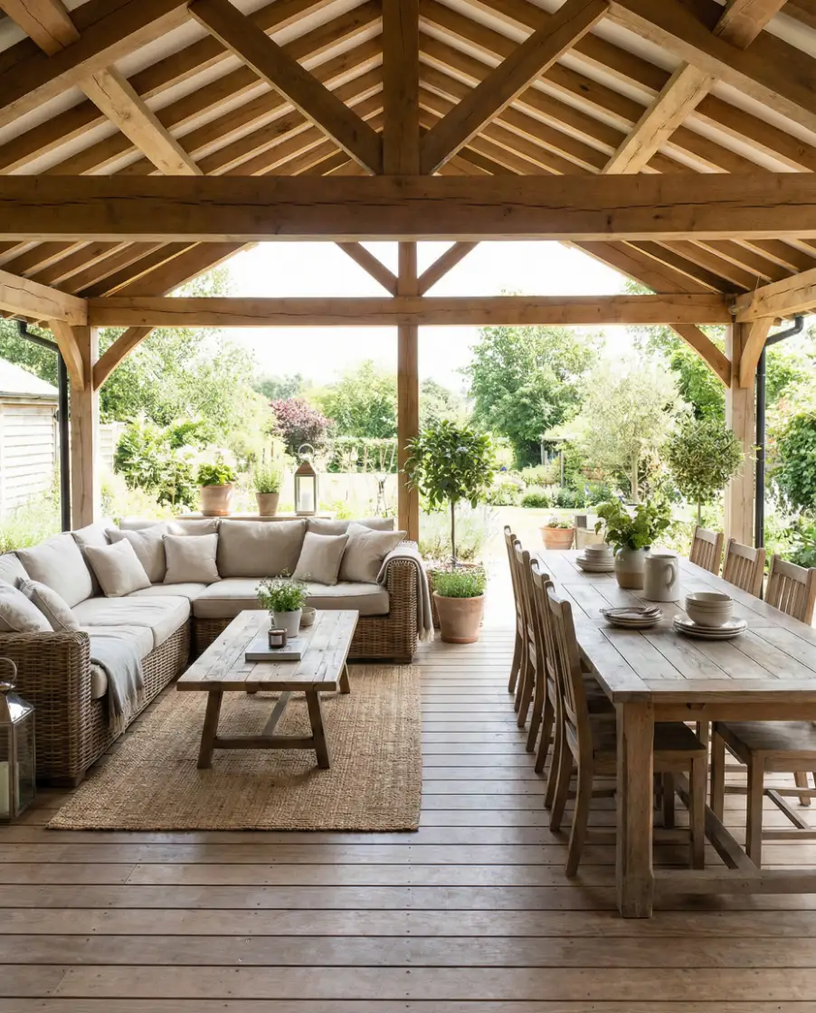 Large Covered Entertaining Deck 2