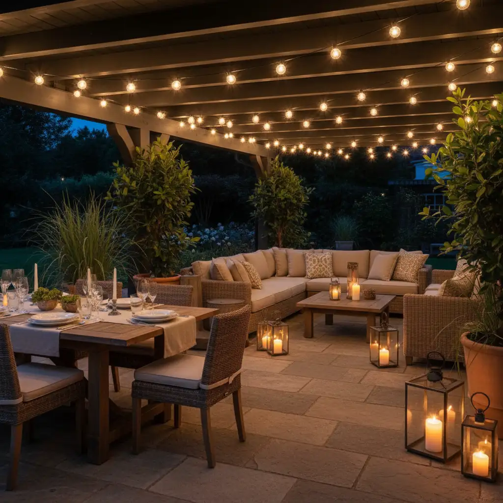 Large Covered Entertainment Patio 2