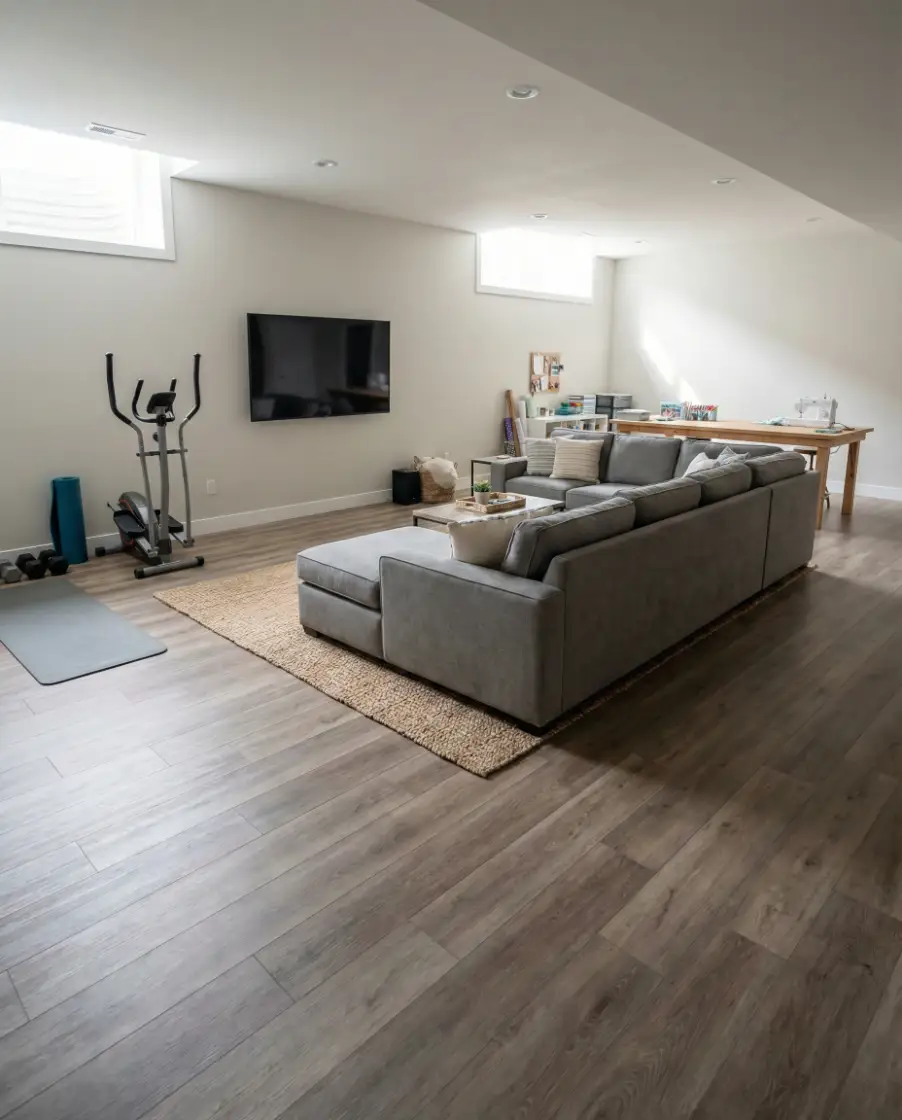 Large Open Basement with Flexible Zones 2