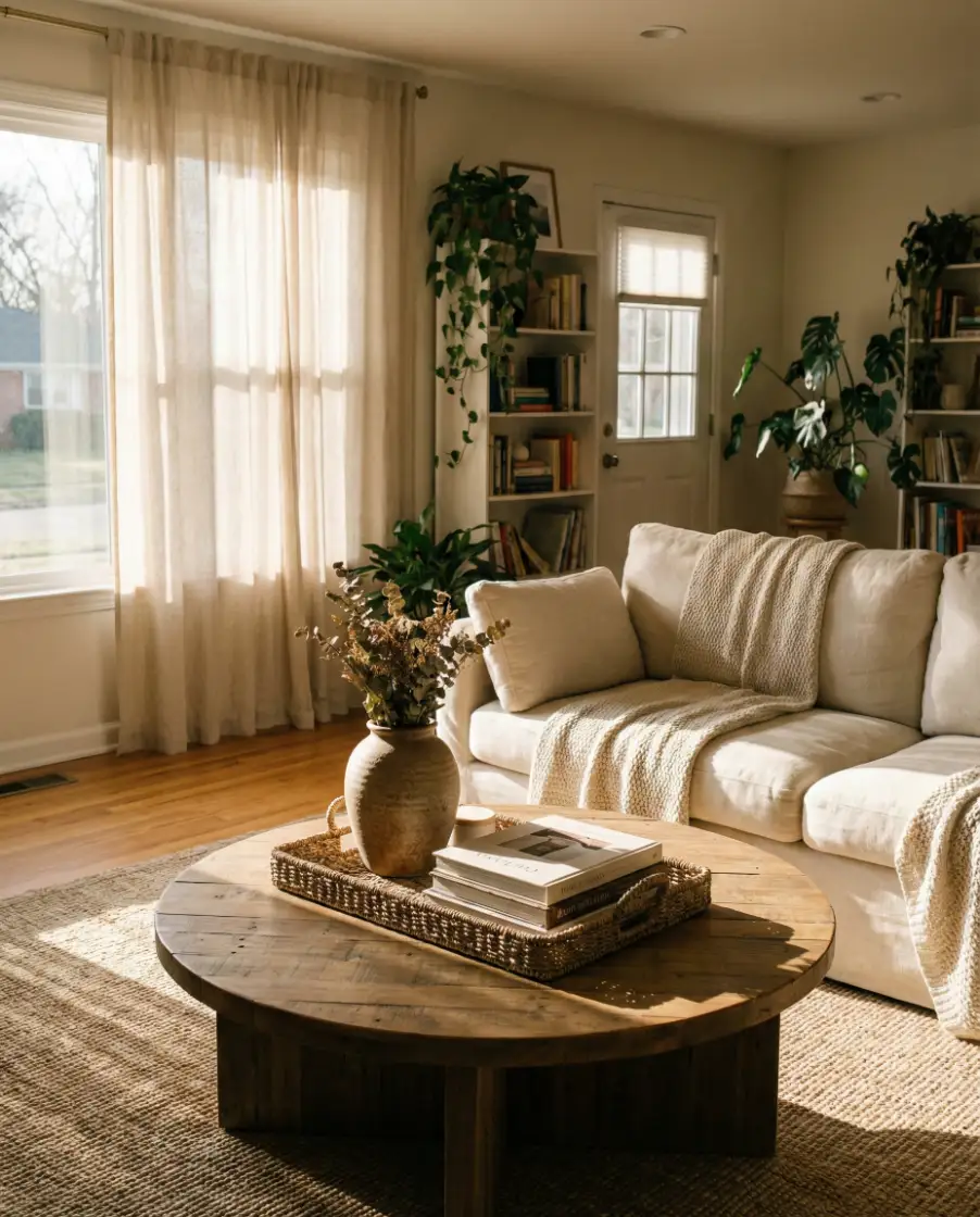 Layered Trays on a Round Table 2