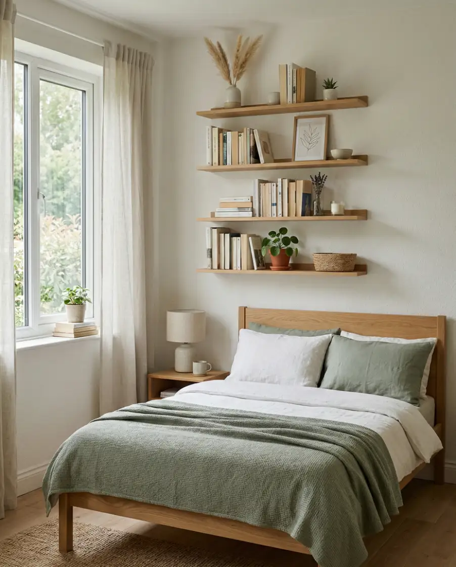 Library-Style Wall Shelves for Home Collections 2