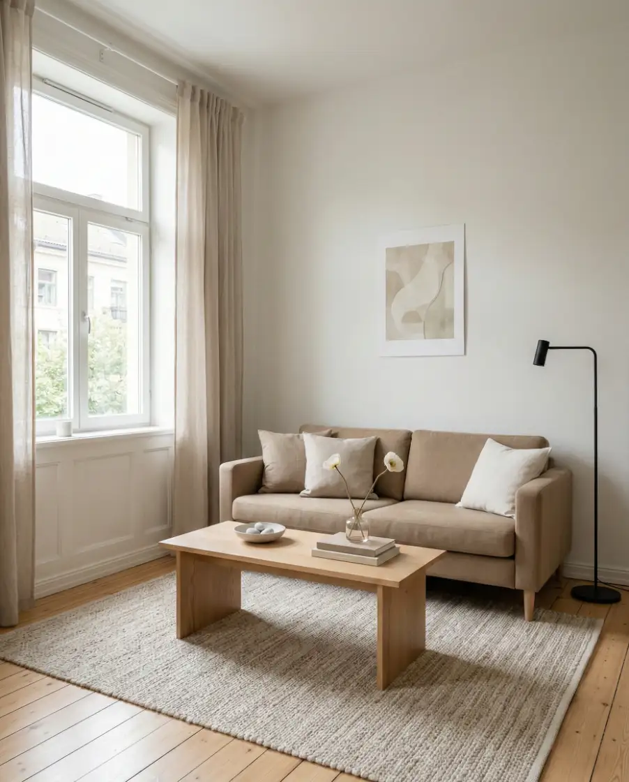 Light and Tan Apartment Living 1