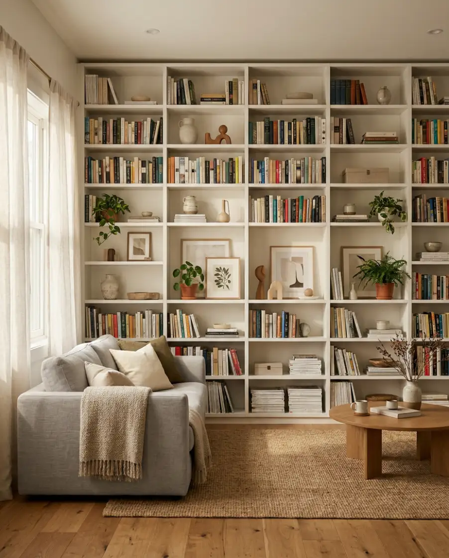 Living Room Statement Bookshelves 2