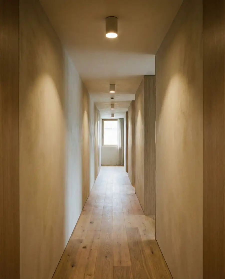 Long Narrow Hallway with Visual Rhythm 2