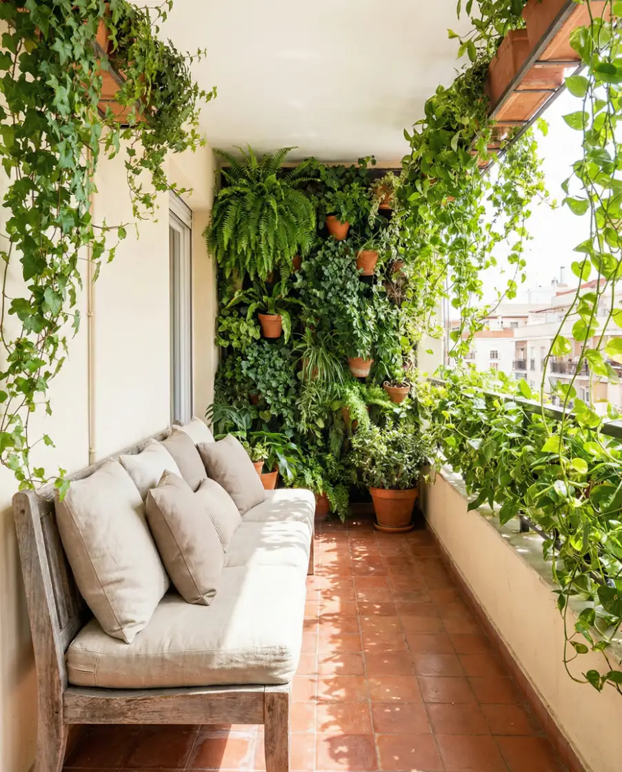 Long Privacy Green Wall 1