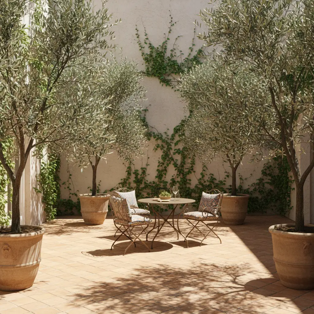 Mediterranean Garden Courtyard Escape 1