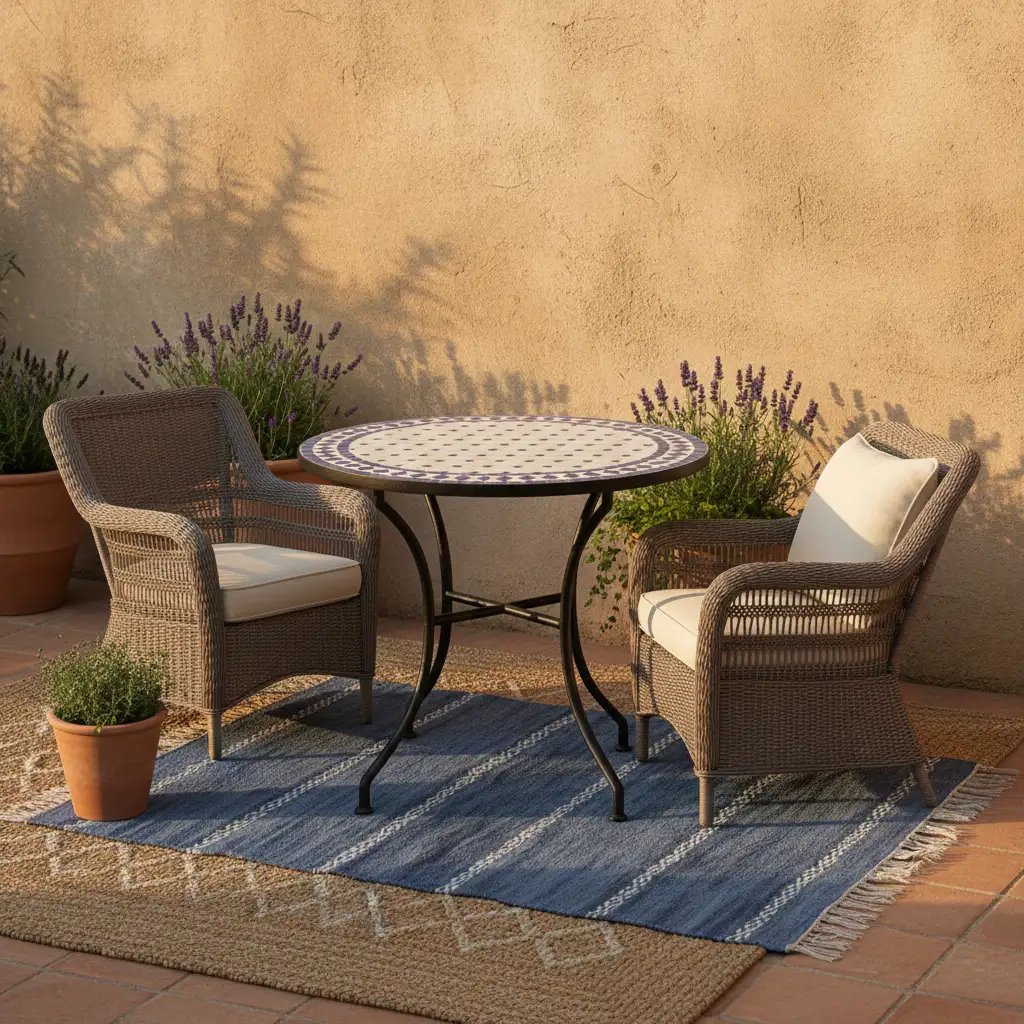 Mediterranean Garden Dining Patio 2