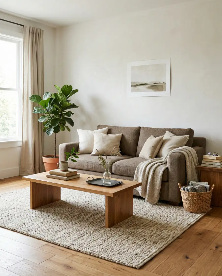 Medium Brown Everyday Living Room 1