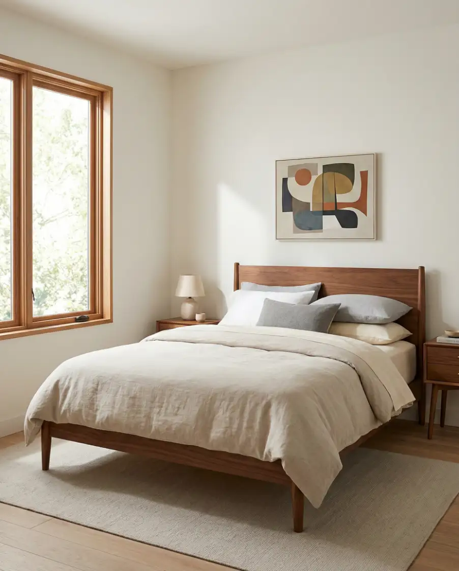 Mid-Century Bedroom for Small Rooms 2