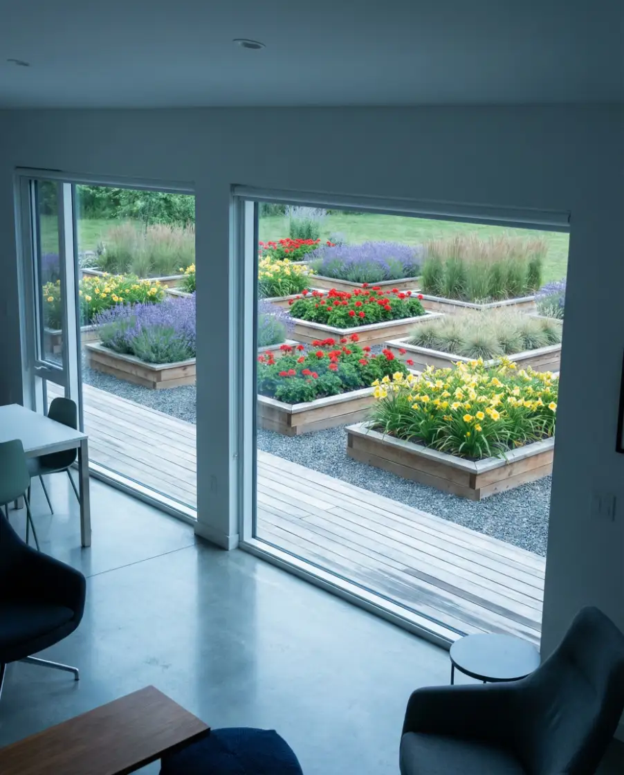 Minecraft-Inspired Block Garden for Cold Climates 2