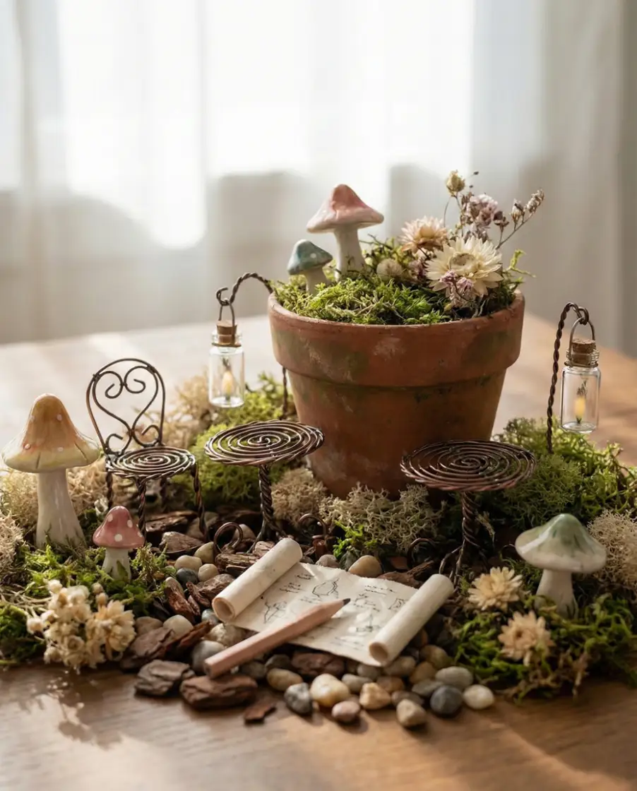 Minecraft-Inspired Fairy Garden 1