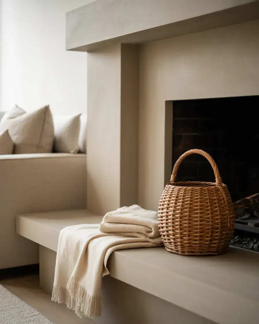 Minimal Front of Hearth Styling 2