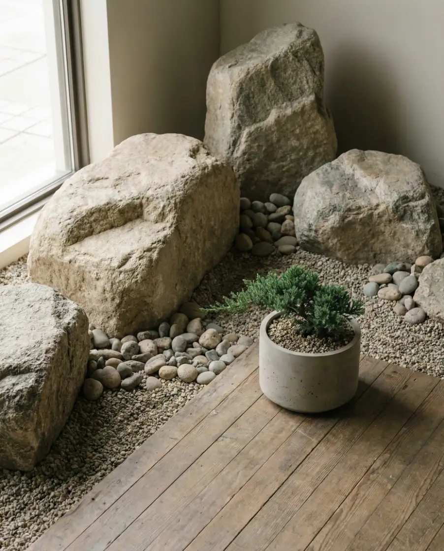 Minimal Rock Garden Layout 2