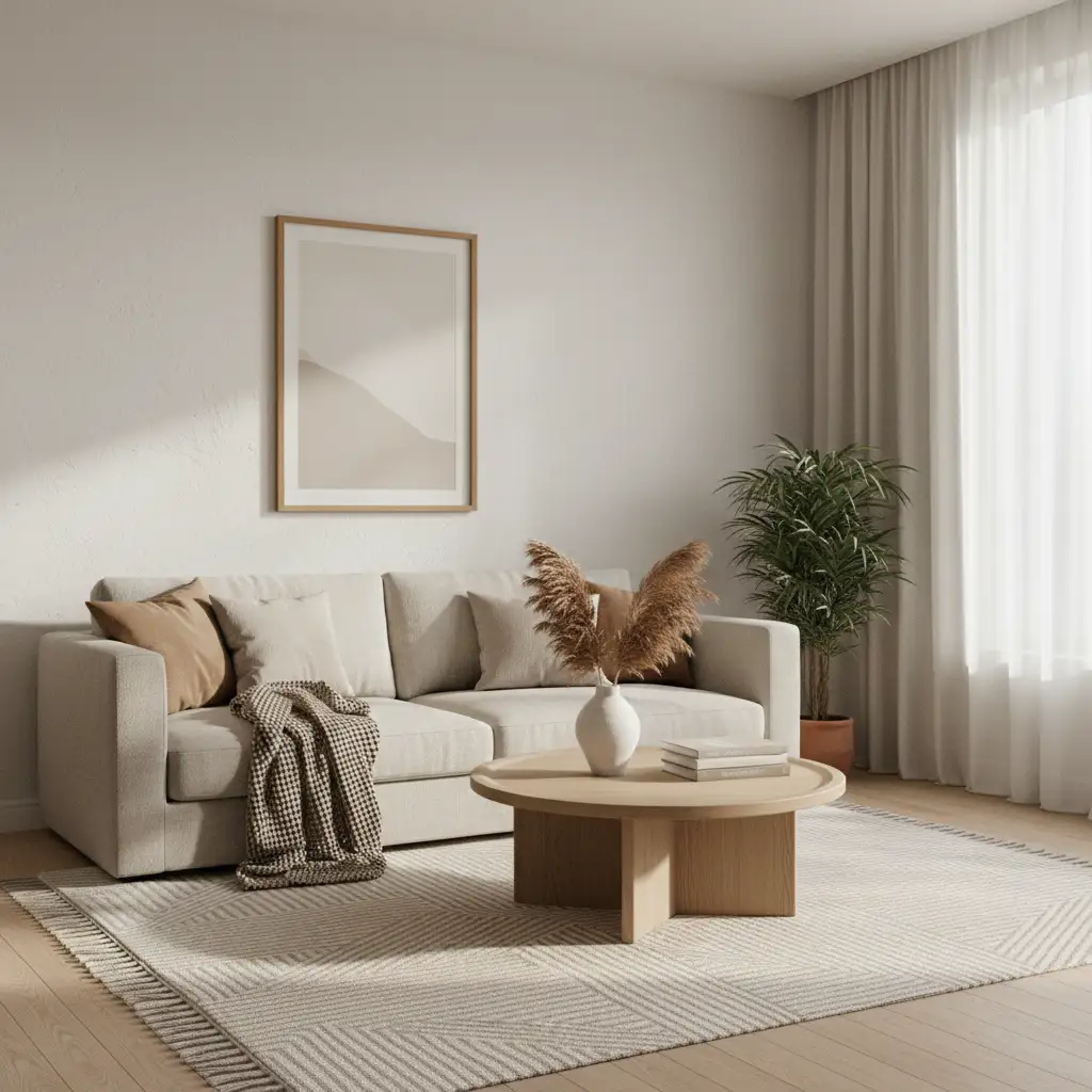 Minimalist Living With Soft Contrast 2