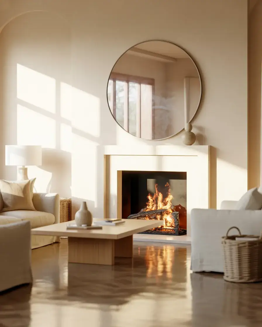 Mirror Above the Mantel 2