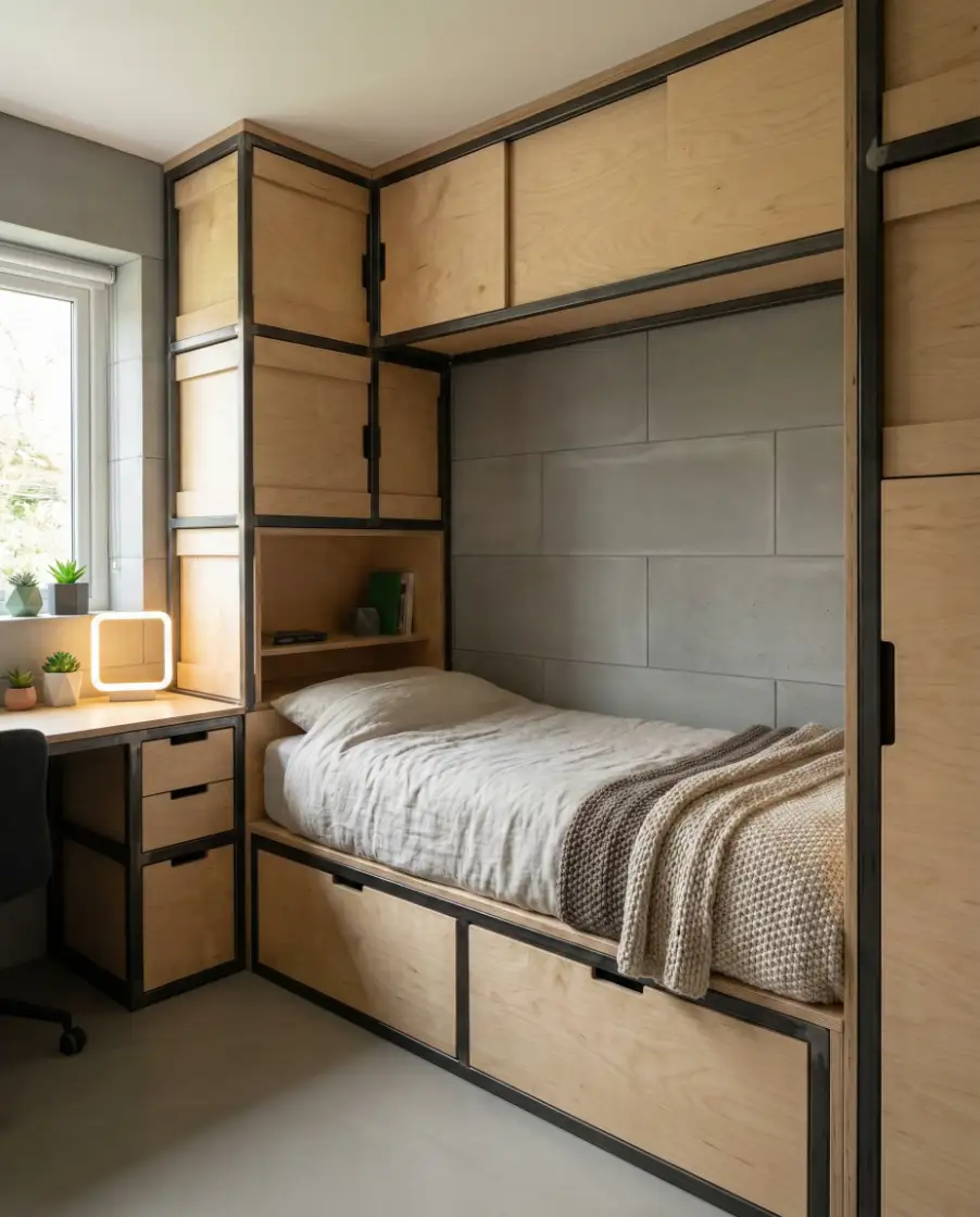 Modern Bedrock Survival Bedroom 1