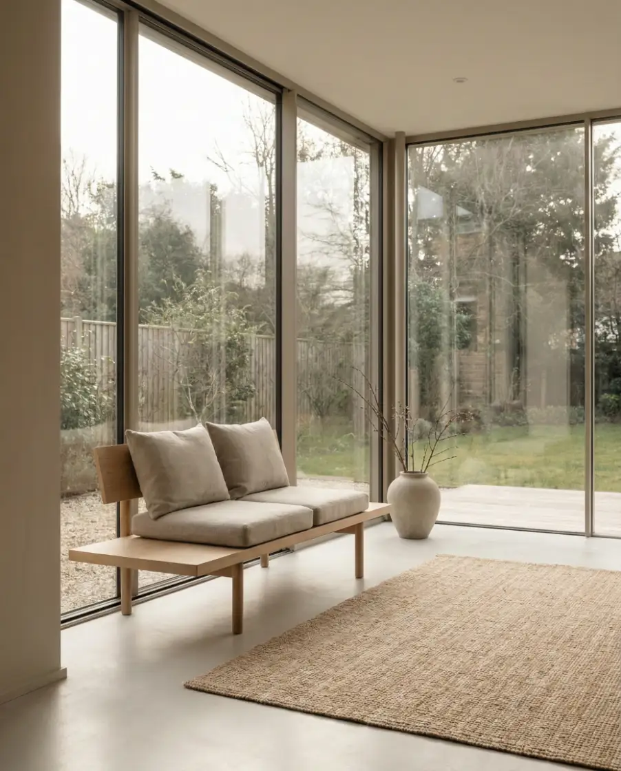 Modern Minimal Glass Sunroom 2