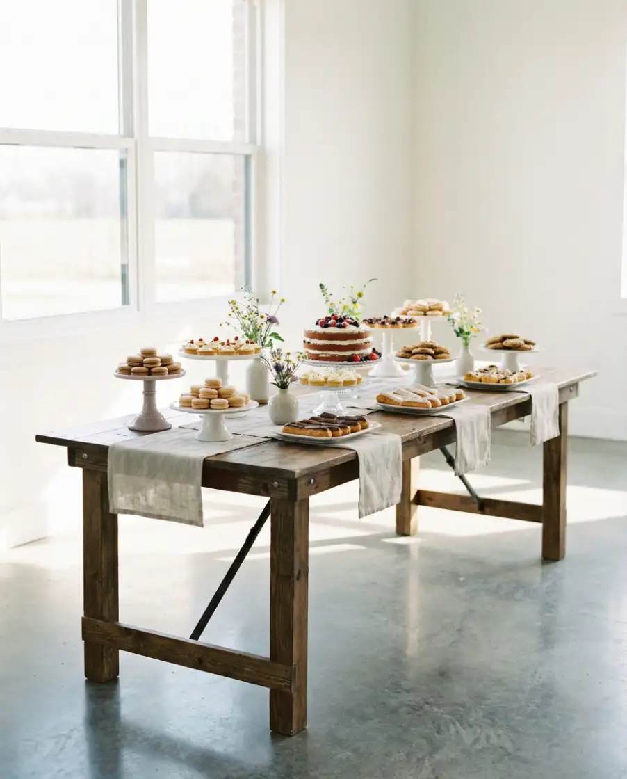 Modern Wedding Dessert Bar 1
