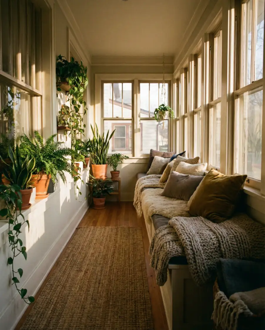 Narrow Sunroom for Small Homes 2