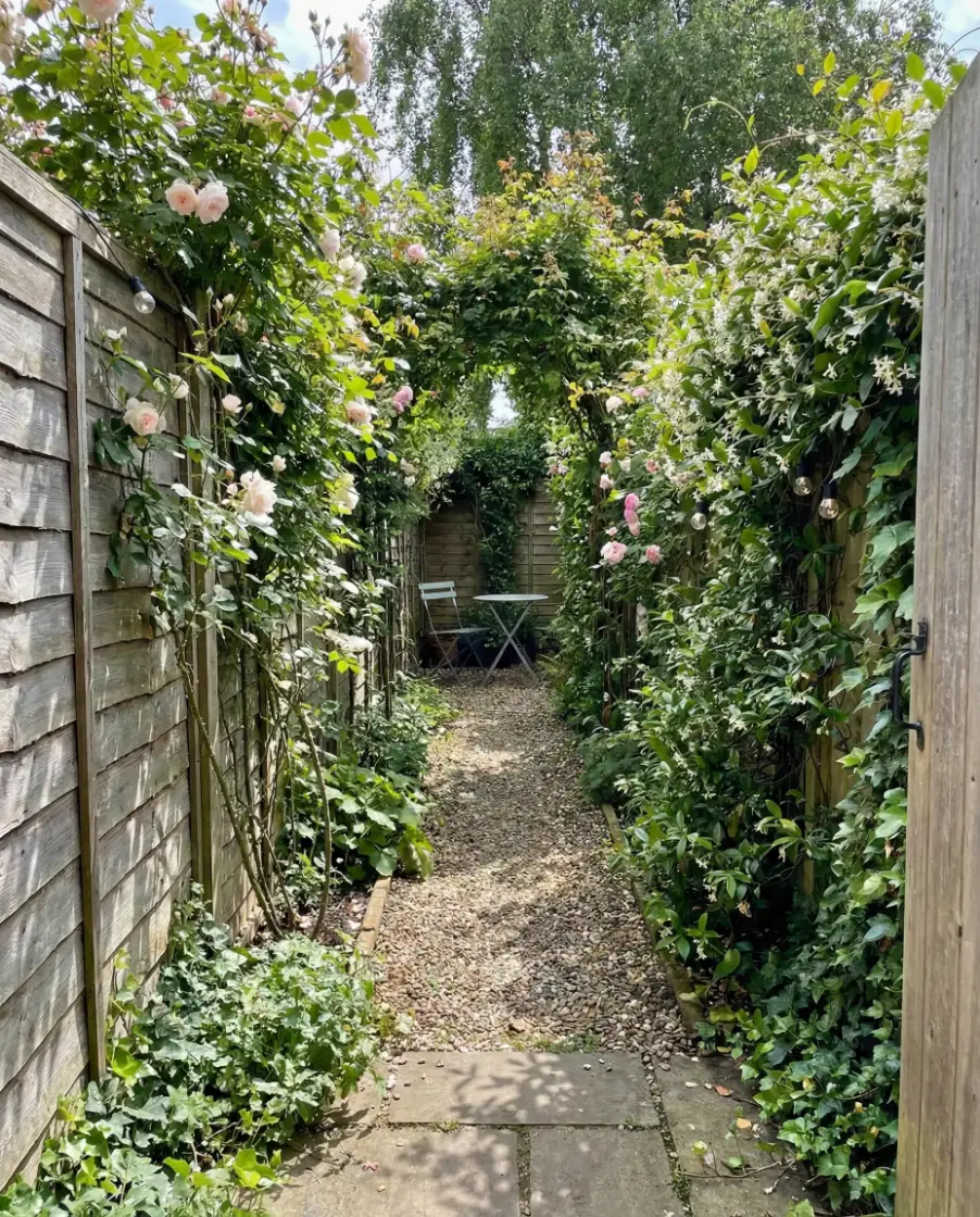 Narrow Townhouse Garden Layout 2