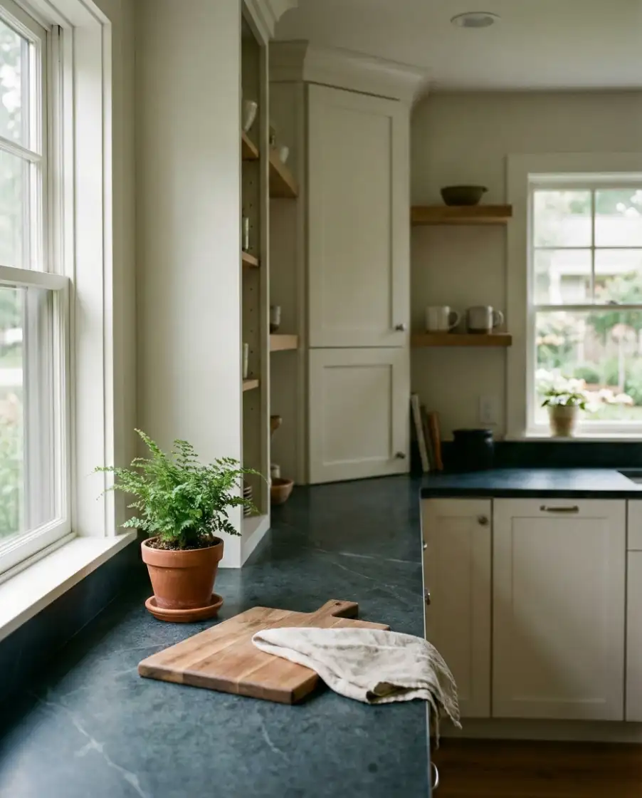 Natural Stone with Green Accents 1