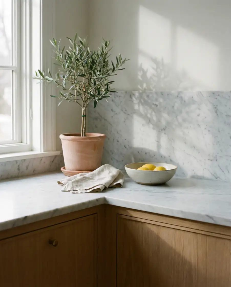 Natural Stone with Green Accents 2